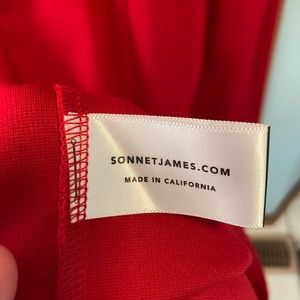 Sonnet James red play dress size L